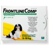 Frontline Comp 67 mg / 60.3 mg 3 x 0.67 ml paikallisvaleluliuos