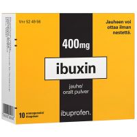 IBUXIN 400 mg 10 kpl jauhe