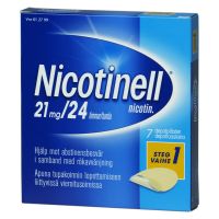 NICOTINELL 21 mg/24 h 7 kpl depotlaastari