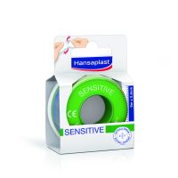 Hansaplast Sensitive kiinn.teippi ME10 1 rll  5mx2,5cm (46042)