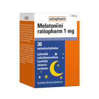 Melatoniini Ratiopharm 1mg 30 tabl