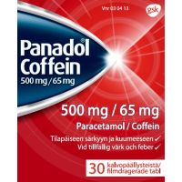 PANADOL COFFEIN 500/65 mg 30 fol tabletti, kalvopäällysteinen