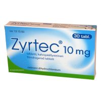 ZYRTEC 10 mg 30 fol tabletti, kalvopäällysteinen