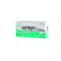 ASPIRIN 500 mg 50 fol tabletti