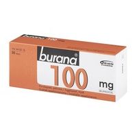 BURANA 100 mg 30 fol purukapseli, pehmeä