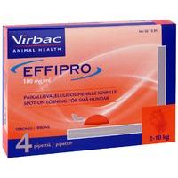 Effipro 100 mg/ml 4 x 0.67 ml paikallisvaleluliuos Pipetti