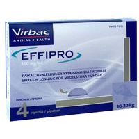 Effipro 100 mg/ml 4 x 1.34 ml paikallisvaleluliuos Pipetti