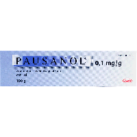 PAUSANOL 0,1 mg/g 100 g emätinemulsiovoide asetin