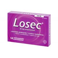 LOSEC 20 mg 14 fol enterotabletti