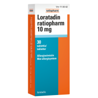 LORATADIN RATIOPHARM 10 mg 30 fol tabletti