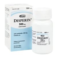 DISPERIN 500 mg 100 kpl tabletti