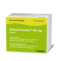 ORLISTAT SANDOZ 60 mg 84 fol kapseli, kova