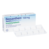 BEPANTHEN 100 mg 20 fol imeskelytabletti