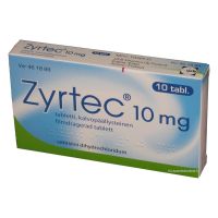 ZYRTEC 10 mg 10 fol tabletti, kalvopäällysteinen