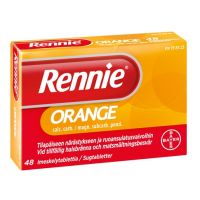 RENNIE ORANGE 48 fol imeskelytabletti