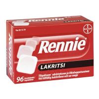 RENNIE LAKRITSI 96 fol imeskelytabletti