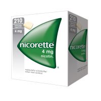 Nicorette 4 mg 210 kpl lääkepurukumi