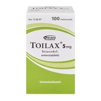 TOILAX 5 mg 100 kpl enterotabletti