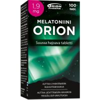 Melatoniini Orion 1,9 mg 100 tabl suussa hajoava