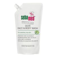 Sebamed Olive Face&Body Wash pesuneste täyttöpussi 1000 ml