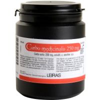 CARBO MEDICINALIS 250 mg 150 kpl tabletti