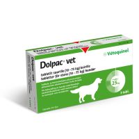 Dolpac Vet 500.70 mg / 124.85 mg / 125.00 mg 3 fol tabletti