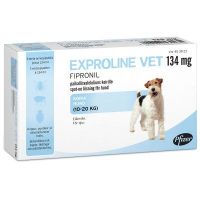 Exproline vet 134 mg 3 x 1.34 ml paikallisvaleluliuos Pipetti