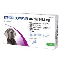 Fyperix Comp vet 402 mg / 361.8 mg 1 kpl paikallisvaleluliuos