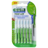 Gum Trav-Ler väliharja 1,1 mm vihreä 6 kpl