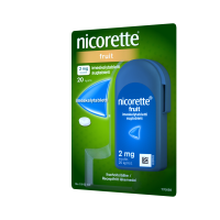 Nicorette Fruit 2 mg 20 kpl imeskelytabletti