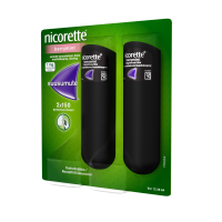 Nicorette Berrymint 1 mg/annos 2x150 annosta sumute suuonteloon, liuos