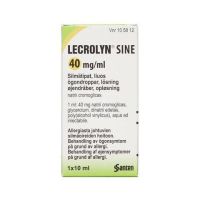 LECROLYN SINE 40 mg/ml 10 ml silmätipat, liuos