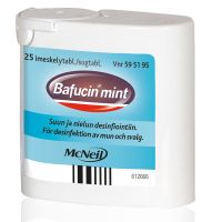 BAFUCIN MINT 25 kpl imeskelytabletti