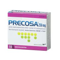 PRECOSA 250 mg 10 kpl jauhe oraalisuspensiota varten