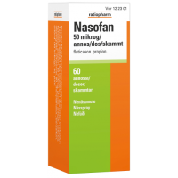 NASOFAN 50 mikrog/annos 60 annosta nenäsumute, suspensio annospumppu