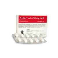 Axilur 250 mg 20 fol vet tabl