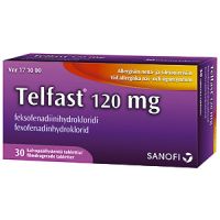 TELFAST 120 mg 30 fol tabletti, kalvopäällysteinen