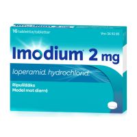 IMODIUM 2 mg 16 fol tabletti, kalvopäällysteinen