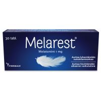 Melarest Melatoniini nieltävä 30 tabl 1 mg