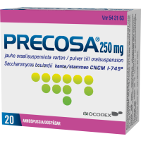 PRECOSA 250 mg 20 kpl jauhe oraalisuspensiota varten