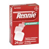 RENNIE SPEARMINT 24 fol imeskelytabletti