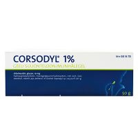 CORSODYL 1 % 50 g geeli suuonteloon