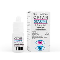 OFTAN STARINE 0,5 mg/ml 10 ml silmätipat, liuos