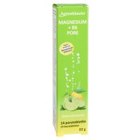 Apteekkarin Magnesium+ B6 poretabl sitruuna 14 kpl