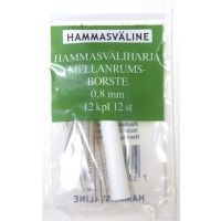 Doft hammasväliharja 0.8 mm vihreä 12 kpl