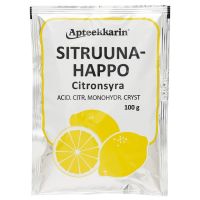 Sitruunahappo Oriola 100 g