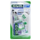 Gum Original white travel kit 1 kpl harja,tahna,lanka,soft picks