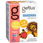 Gefilus + D Mansikka Puru tabl 30 kpl